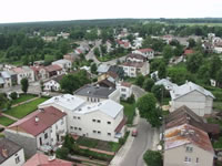 Widok zabudowy Chodla - ulica Kocielna