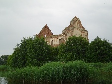 Ruiny od strony południowo-zachodniej