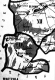 Chodel. Mapa powiatu lubelskiego, przed 1918 r.